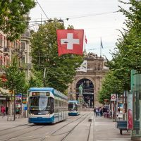 Zürich Bahnhofstrasse Tram